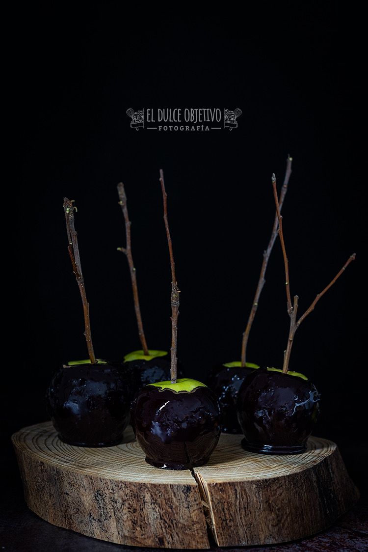 Manzana de Caramelo Picante para Halloween. El Dulce Objetivo. Blog dedicado a la repostería y los dulces.